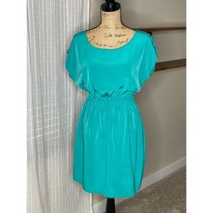 SOPRANO Turquoise Blue Dress Size Large